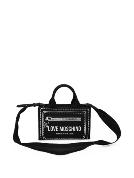 Top Love Moschino cu imagine negru