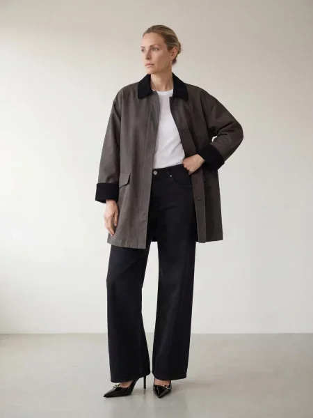 ARMIE Prijelazna jakna The Frederikke Oversize Jacket tamo siva