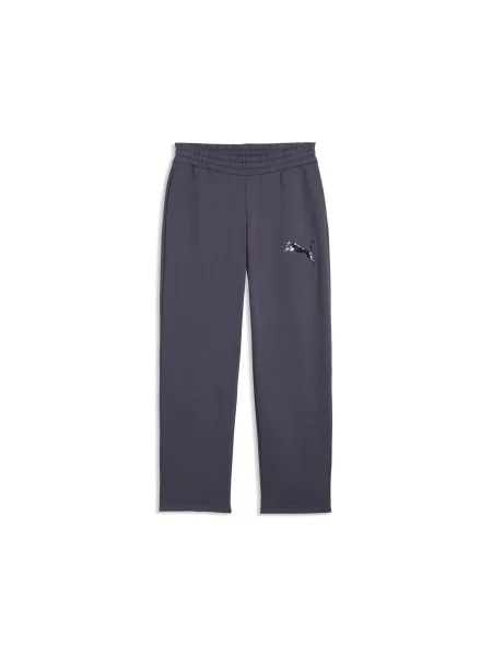 Spodnie dresowe z dzianiny dresowej Essentials Sequins Comfort PUMA szare