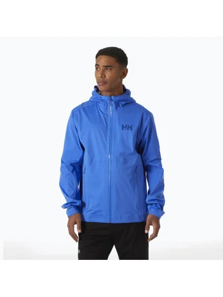 Мъжко дъждобранно яке Helly Hansen Momentum 3L Stretch cobalt синьо