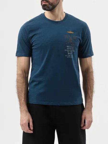 Футболка Aeronautica Militare синя