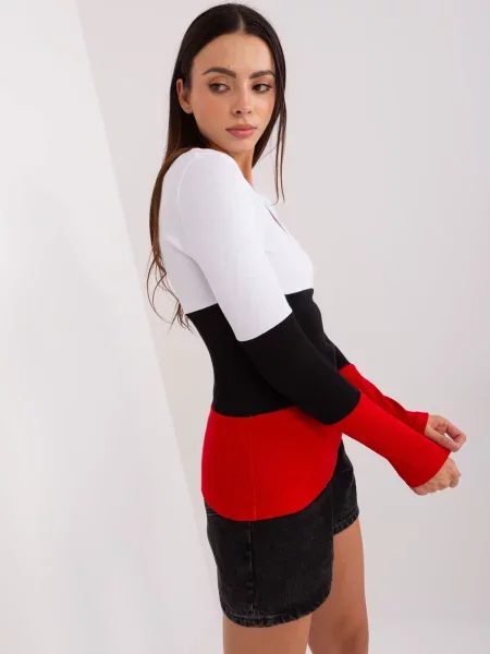 Bluză Fashionhunters alb