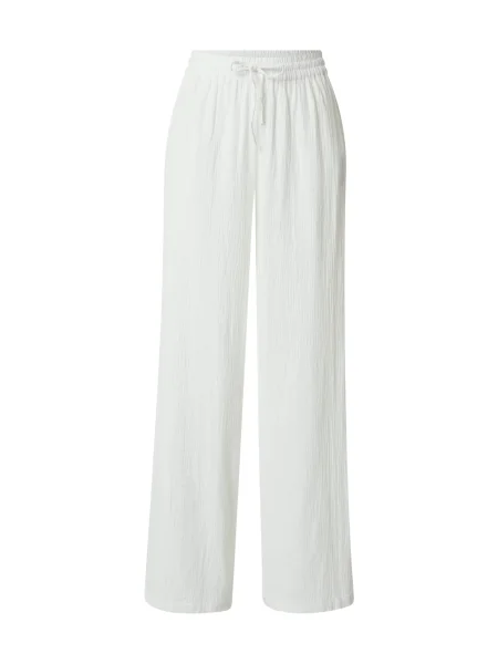 PIECES Pantaloni PCSASTINA' alb