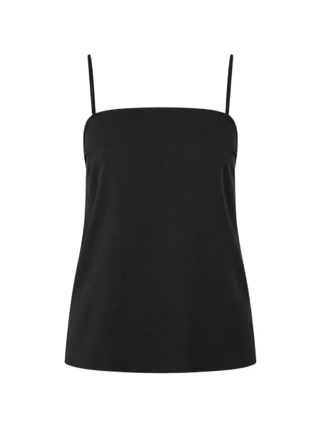 Bluză Alberta Ferretti cu bretele negru