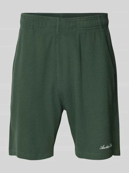 Szorty o kroju relaxed fit z fakturowanym wzorem Another Cotton Lab