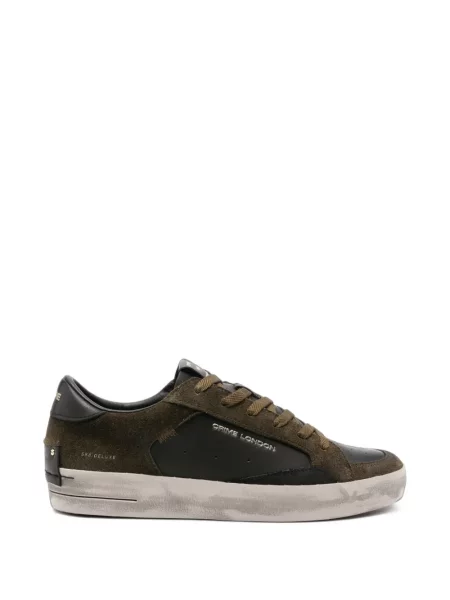 Sneakerși Crime London zdrențuiți verde