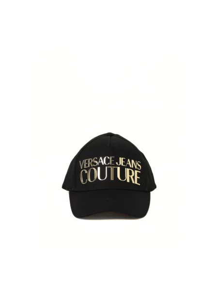 Czapka z daszkiem Versace Jeans Couture czarna