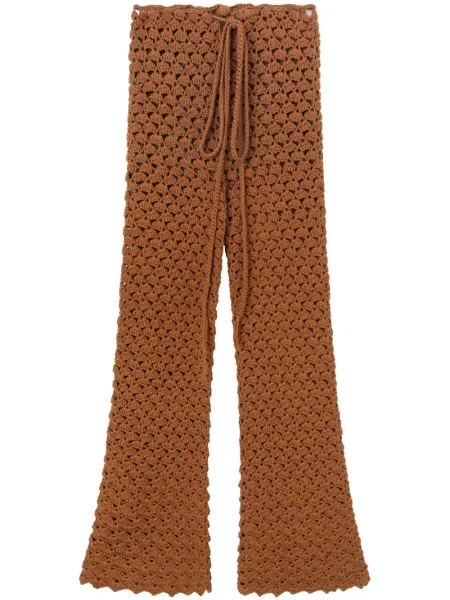Pantaloni Ermanno Scervino tricotate maro