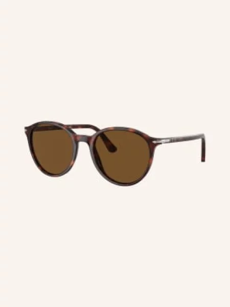 Persol Akcesoria unisex 53 MM Klasyczne polaryzowane okulary przeciwsłoneczne w kształcie Phantos brązowy