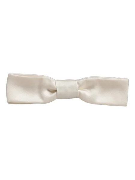 Krawat Dolce And Gabbana wiązany biały