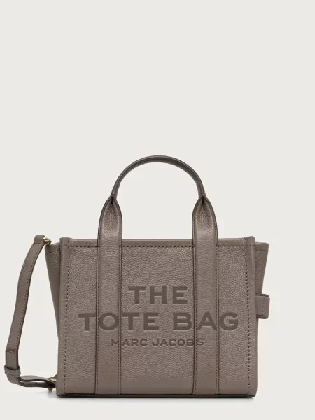 Geantă shopper Marc Jacobs din piele gri