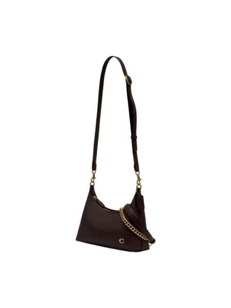 Coach torebka skórzana Juliet Shoulder Bag 25 brązowa