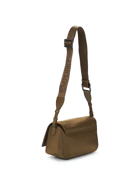 Crossbody kabelka Emporio Armani hnedá