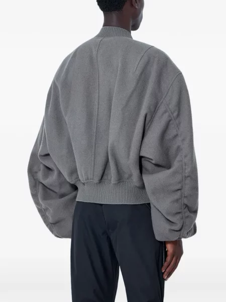 Geacă bomber Rick Owens de lână gri