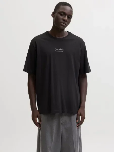 Футболка JACK & JONES ART PRINT TEE чорний