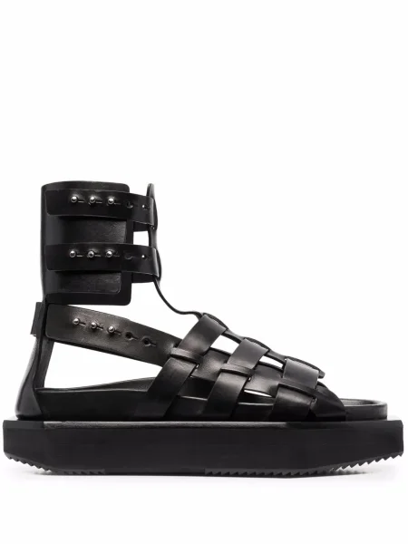 Sandale Rick Owens cu platformă negru