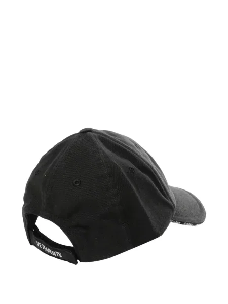 Șapcă Vetements cu broderie negru