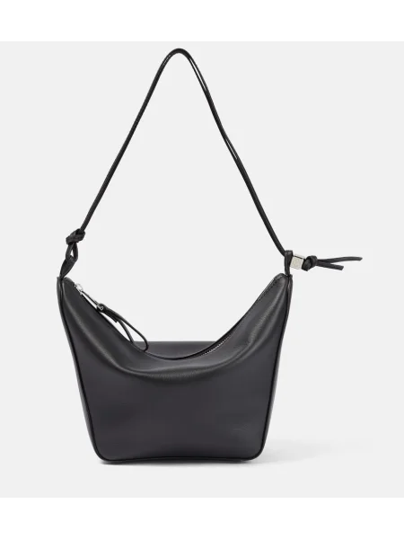 Mała mały torebka skórzana Loewe czarna