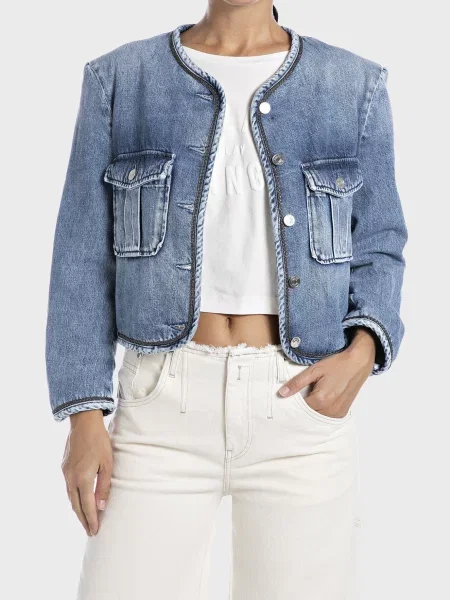 Джинсовая куртка Replay синяя