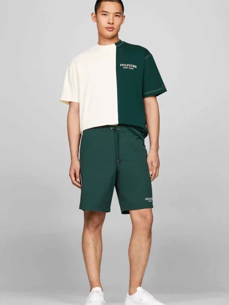 Короткі спортивні шорти Tommy Hilfiger зелені