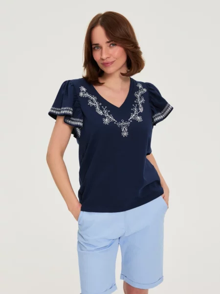 Tricou Marisse albastru