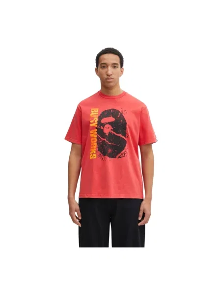 Koszulka A Bathing Ape® czerwona