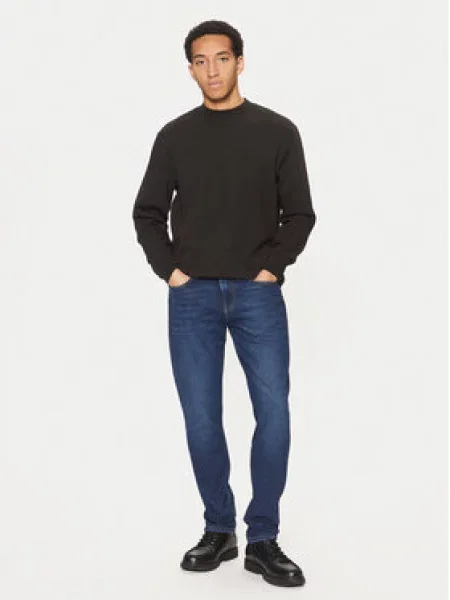 Calvin Klein Jeans Mikina Interlock černá