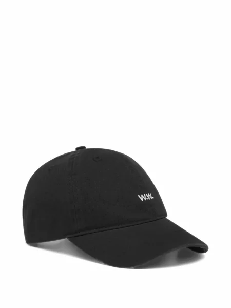 Șapcă Wood Wood cu broderie negru