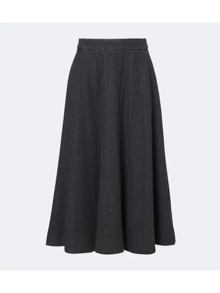 Fustă din denim 's Max Mara negru