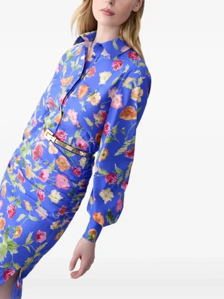 Cămașă Carolina Herrera cu imagine lungă albastru