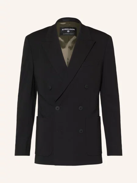 Strellson Oblekové Sako Ashton Slim Fit black černé