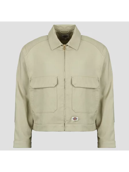 Geacă Dickies din țesătură twill bej