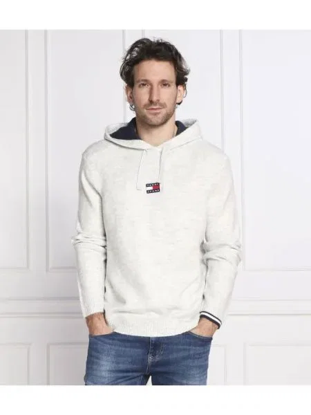 Tommy Jeans Hanorac BADGE | Relaxed fit gri