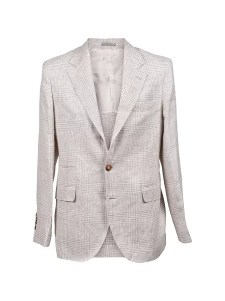Costum Brunello Cucinelli de in în carouri