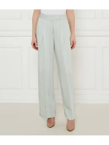 Marc Cain Pantaloni WICHITA | flare fit | cu adaos de in verde