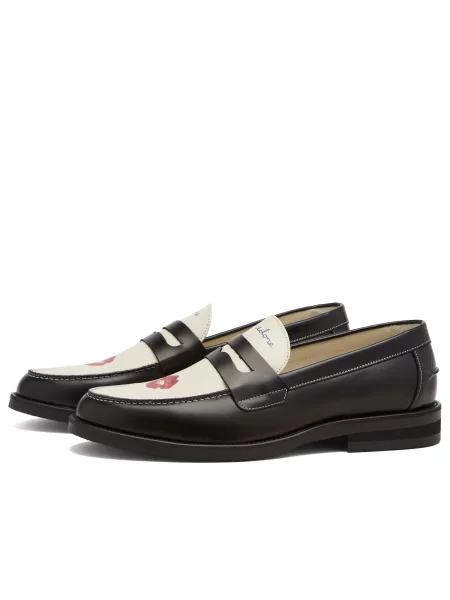 Loafersy Duke + Dexter białe