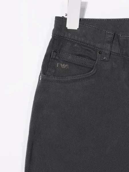 Jeansy skinny dziecięce Emporio Armani szare