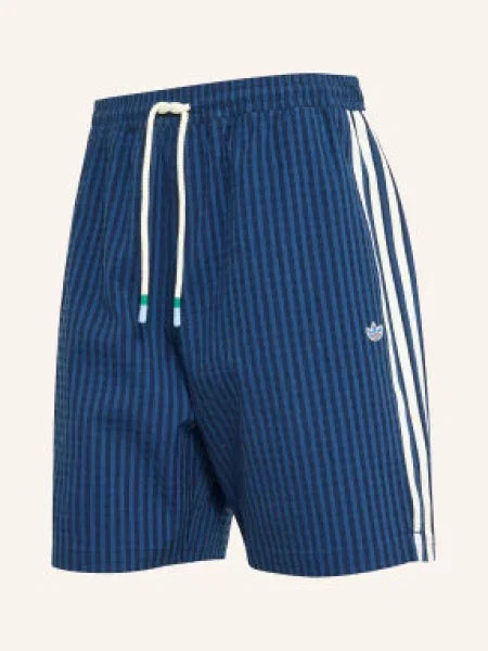 Adidas Originals Szorty Resort S Z Paskami Z Galonu blau niebieskie