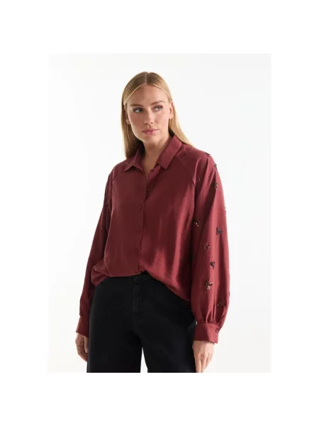 Bluzka Jansen Amsterdam czerwona