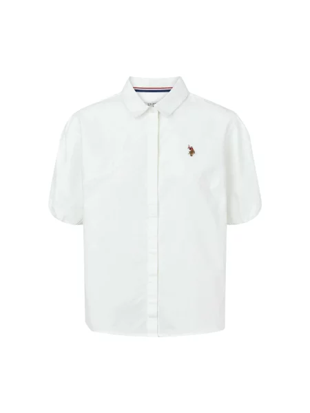 U.S. POLO ASSN. Tricou UWIrma' alb