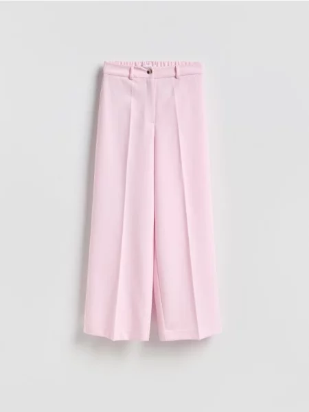 Reserved Pantaloni largi roz