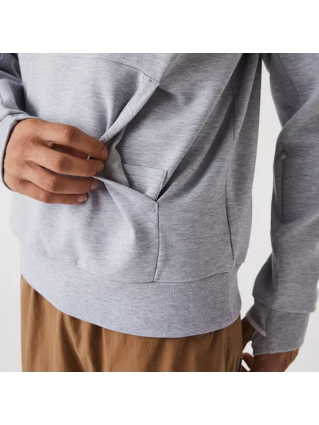 Lacoste Bluza Z Kapturem Classic Fit szary