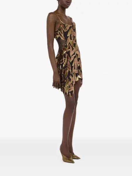 Mini rochie mini Roberto Cavalli de costum mini maro