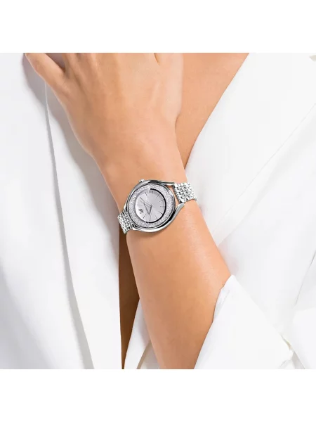Zegarek Swarovski elegancki szary