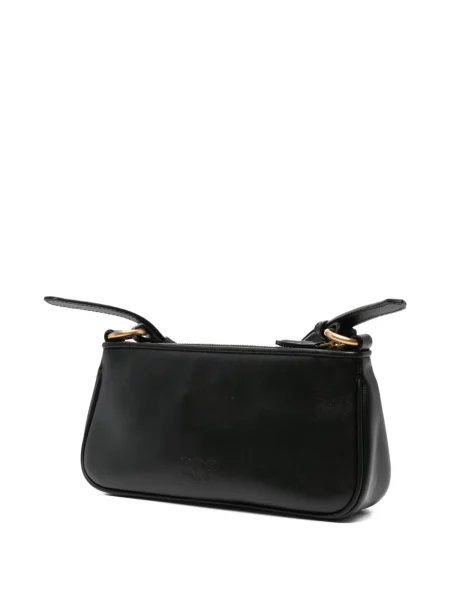Geanta de piele Pinko din piele negru