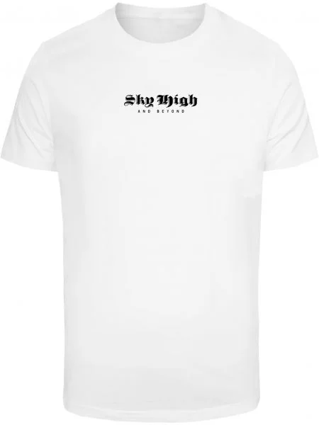 Mister Tee Tricou Sky High verde / verde mentă / negru alb