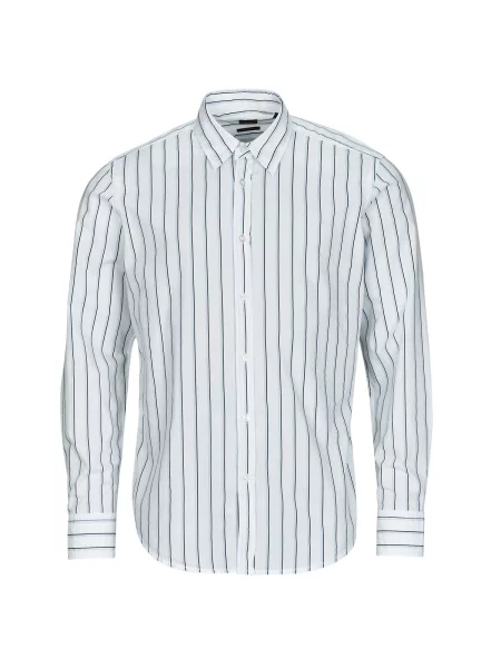 Srajca Boss z dolgimi rokavi bela