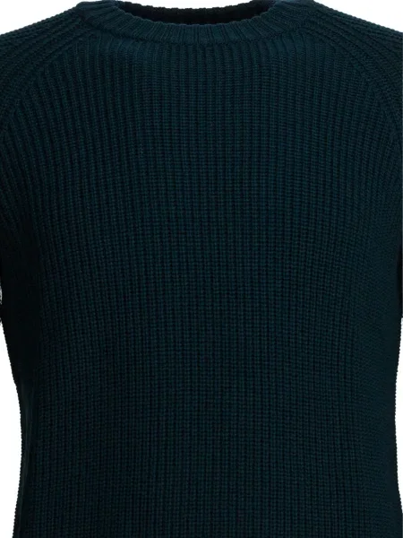 Pulover Rakki cu decolteu rotund verde