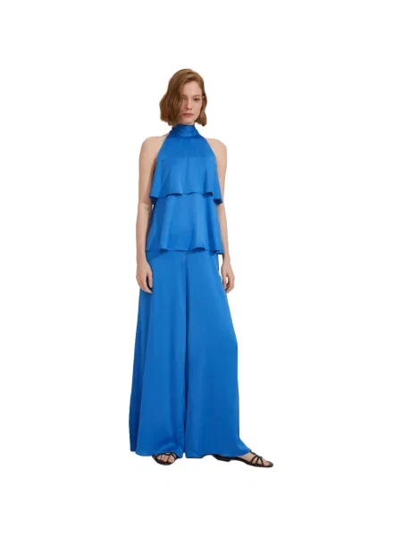 Pantaloni Emme Marella albastru
