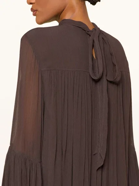 Riani Bluzka Z Wiązaniem Pod Szyją braun brązowa